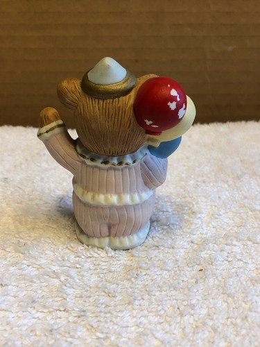 Homco Bear With Balloons Figurine