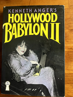 Kenneth Anger Signed/Inscribed 2x's  Hollywood Babylon II  1rst Ed XCond UNIQUE