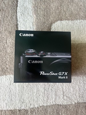 NEW IN BOX - Canon PowerShot G7 X Mark II 20.1-Mp Digital Video Camera - Black