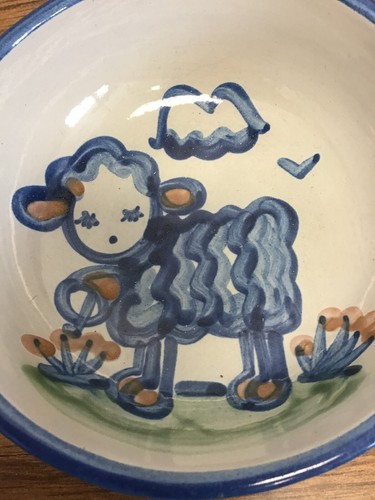 M A Hadley Lamb Sheep Cereal Bowl                   P