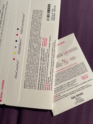Color Street Cherry On Top & Baking Memories Accent Pack