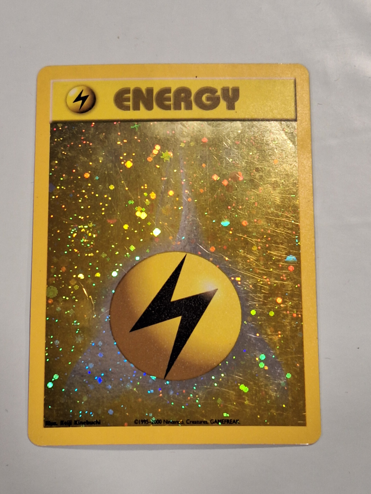 太陽の法 foil Lightning Energy Base Set 1995-2000 Pokemon Holo Foil Rare