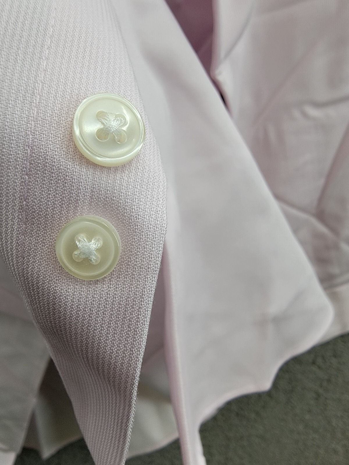 Calvin Klein Steel Plus Regular Fit Modern Pin Cord Dress Shirt Men's 17 32-33 - Picture 11 of 16