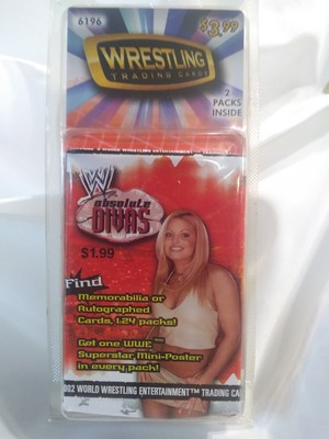  Fleer 2002 WWE ABSOLUTE DIVAS Factory Sealed 2 packd