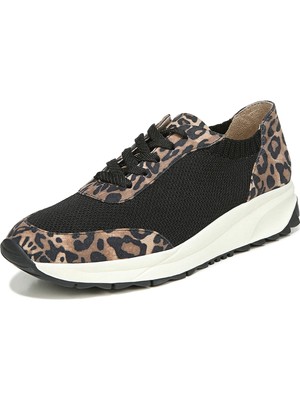 

NATURALIZER Женские черные кроссовки на платформе 1/2 дюйма Nash Almond Wedge Athletic Sneakers, Черный, H2002F1