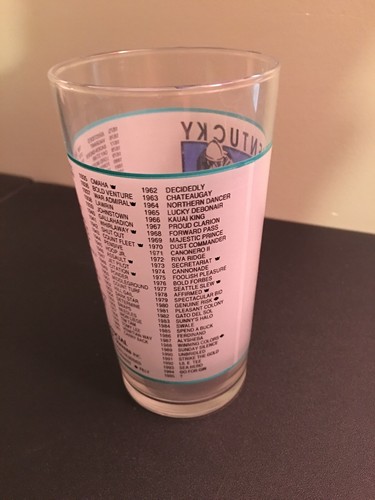 Vintage 1995 Kentucky KY Derby Mint Julep Glass Churchill Downs