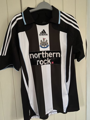 Newcastle United Football Shirt 2007-2009 Home Adidas