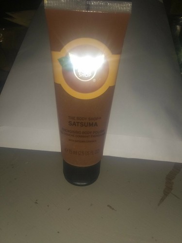 The Body Shop Satsuma Body Polish Scrub 2.5oz 75ml Clementine Orange