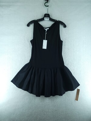 Reformation Defina Knit Dress - Black Nwt  Size Medium