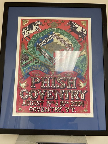 PHISH COVENTRY 2004 ポスター 限定10188/11000 Phish - 2004 Jim Pollock poster Coventry Festival, VT S/N