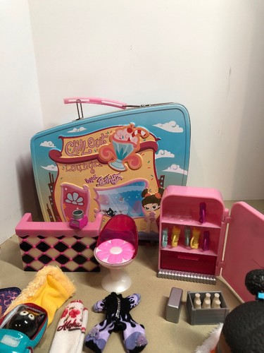 Bratz Babyz Chill Out Lounge Lunchbox Playset-JADE & SASHA BABY DOLLS & Acc