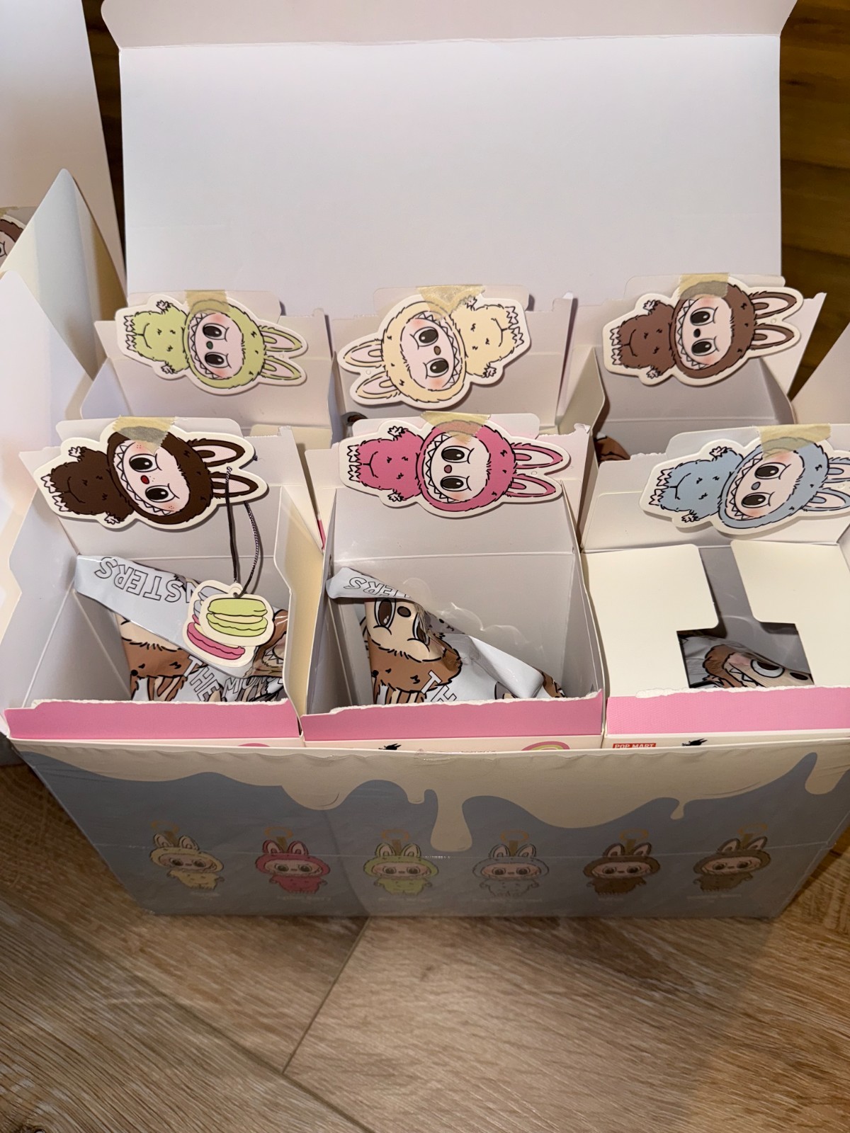 ２個POP MART Exciting Macaron Vinyl Face THE MONSTERS - Exciting Macaron Vinyl Face Blind Box - POP
