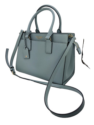 Kate Spade Cameron Medium Satchel Saffiano Leather WKRU5851Z Seaside Blue $369