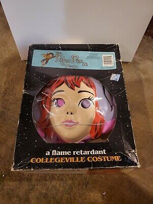 Vintage Collegeville Fox's Peter Pan & The Pirates TINKERBELL Costume w/Mask