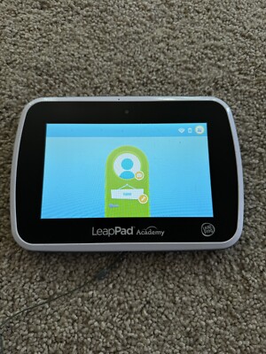 Leap Frog LeapPad Academy 6022 Kids Tablet White Pad No Cracks