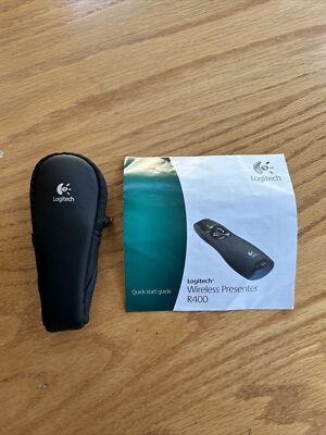 Logitech Wireless Presenter R400 With Case And Instructions 