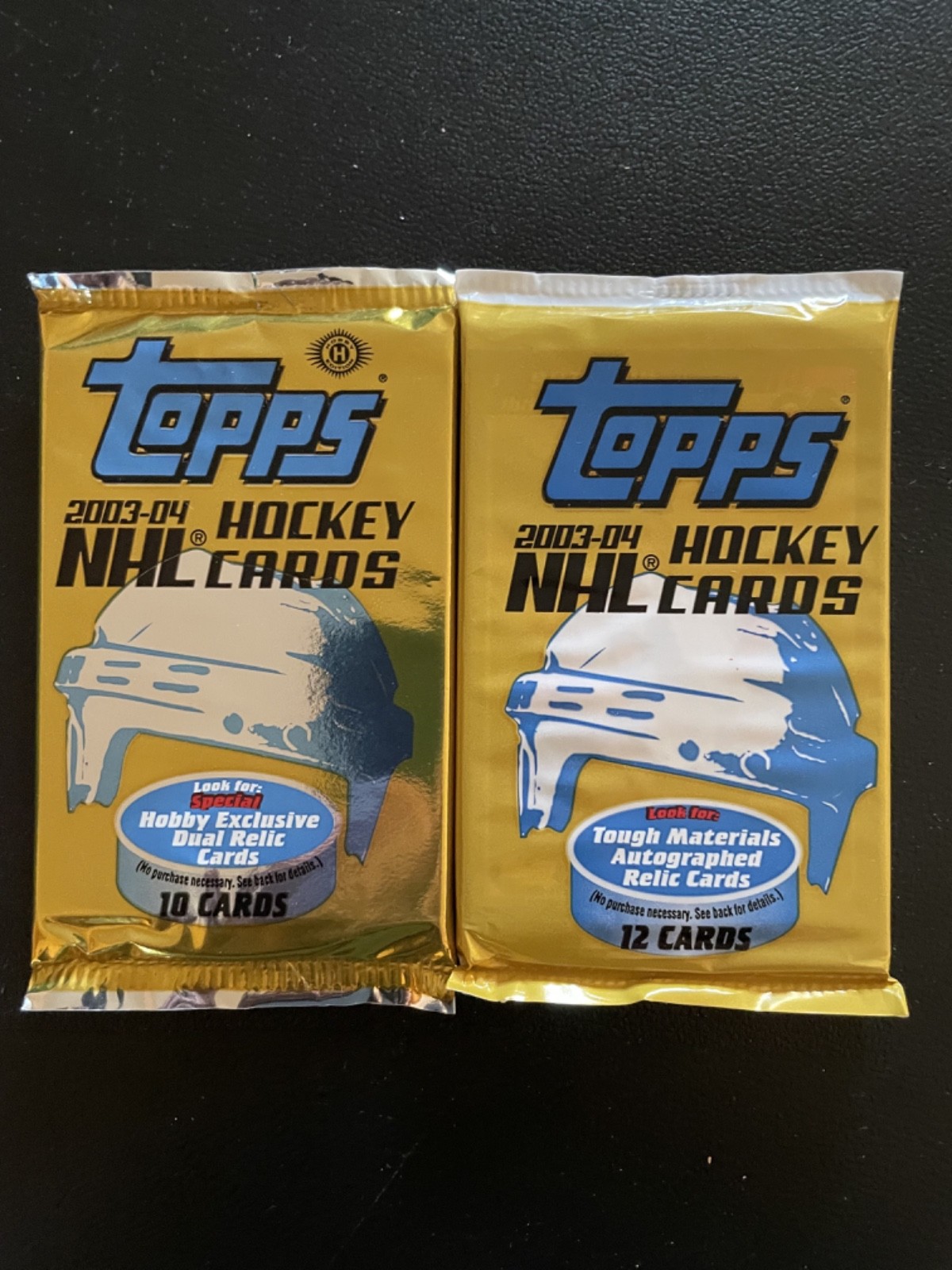 2003 Topps Ice Hockey 10 & 12 Cards Per Pack Lot Of 2 #63