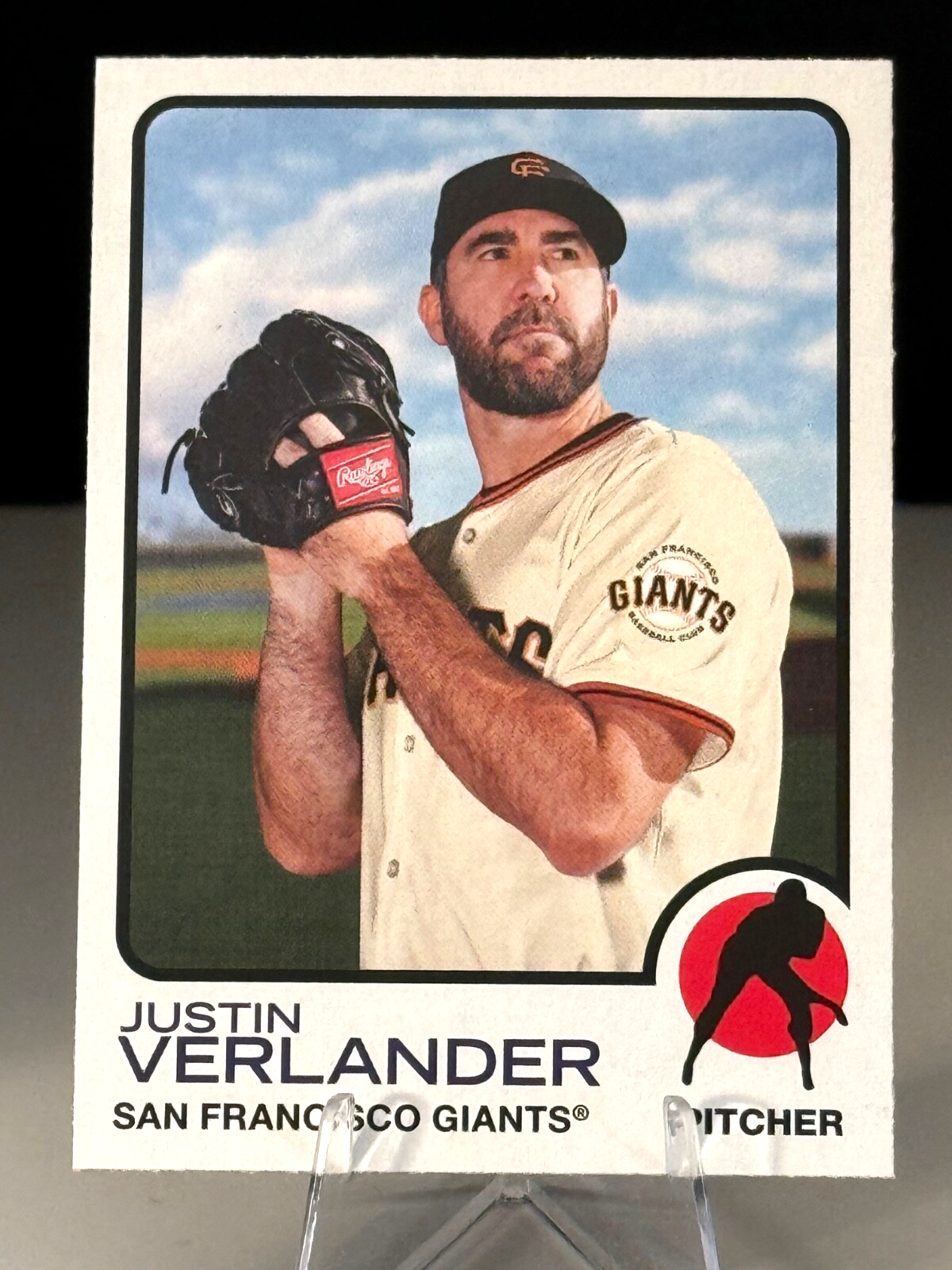2025 TOPPS HERITAGE JUSTIN VERLANDER 25TH ANNIVERSARY INSERT CARD #H25-22