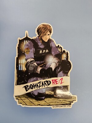 BIOHAZARD RESIDENT EVIL Leon S Kennedy B-SIDE LABEL Sticker US SELLER FAST SHIP