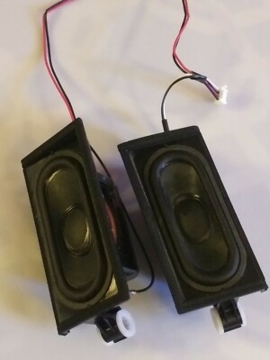  (New)Sony KDL-40W650D Speaker Set (Part # 1-859-166-21) 8Ω 8 Watt
