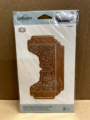 Spellbinders Cutting Dies Filigree Shadowbox Easel Pocket Amazing Paper Grace