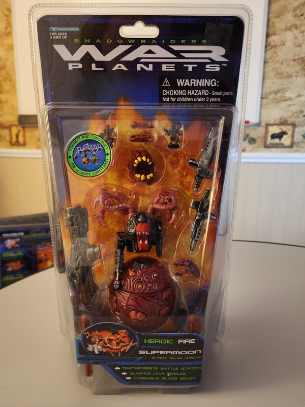 Shadow Raiders War Planets Heroic Fire Supermoon 1997 Trendmasters Sealed