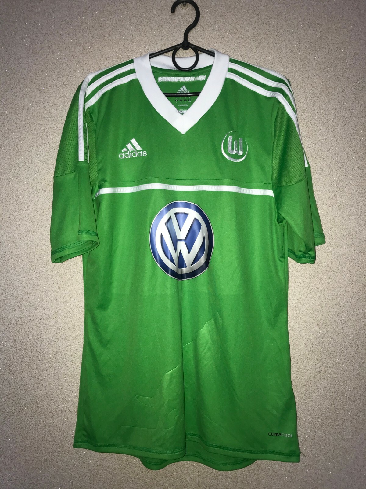 ウェア \"VFL WOLFSBURG\" kappa home jersey 10/11 2015-16 Wolfsburg Home Shirt - 8/10 - (S)