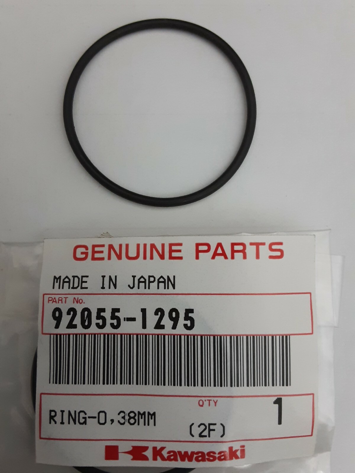 パーツ kbreak55 NEW GENUINE KAWASAKI 92055-1295 RING-O, 38MM Bayou KLF300