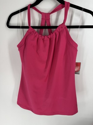 NWT  Dri-fit  DanskinNow. pink active wear tank top tee  size small (4-8)