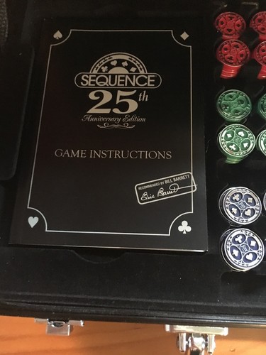 25th Anniversary Edition Seguence Game With Carrying Case