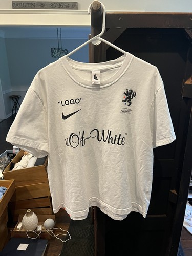 SS18 Nike Lab x OFF-WHITE Mercurial NRG Virgil Shirt White Size L Preowned  Rare