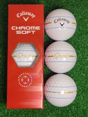 Callaway Chrome Soft Triple Track 360 ''Good Good'' Golf Balls - One Sleeve