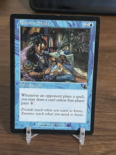 未使用カード MAGIC the gathering RHYSTIC STUDY Rhystic Study (#071) (Borderless) | Enchanting Tales | Star