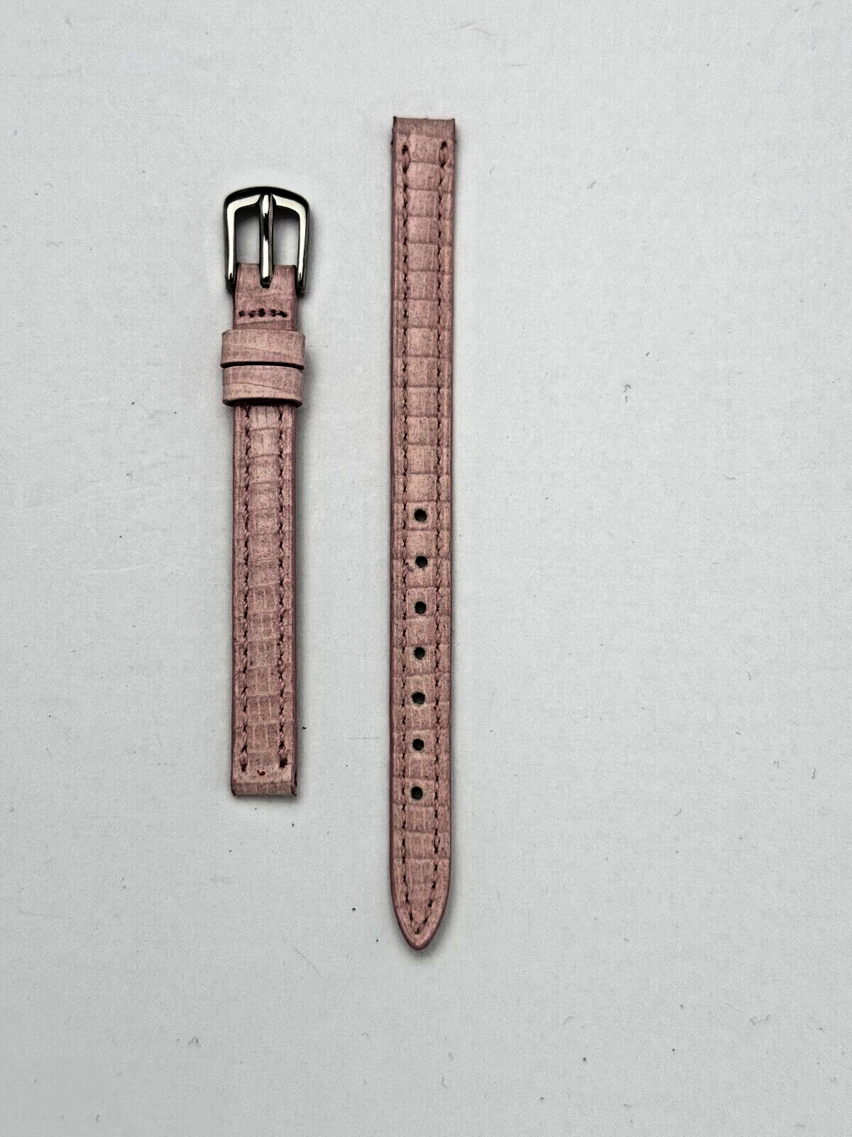 8mm Light Pink Genuine Teju Lizard Embossed Watch Band