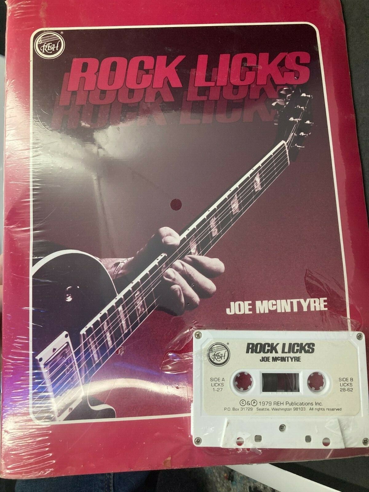 moco 2冊セット HAL LEONARD Rock Licks with Cassette, In Original Packaging