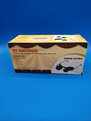Senmonus Professional Hands-free Binocular Glasses for Fishing, Bird Watching