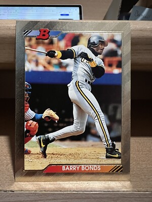 1992 Bowman Gold Baseball MLB Barry Bonds Pittsburgh Pirates Card #590