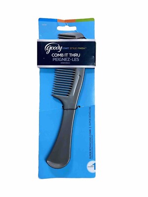Goody Comb It Thru Super Detangling Comb Gray In Package