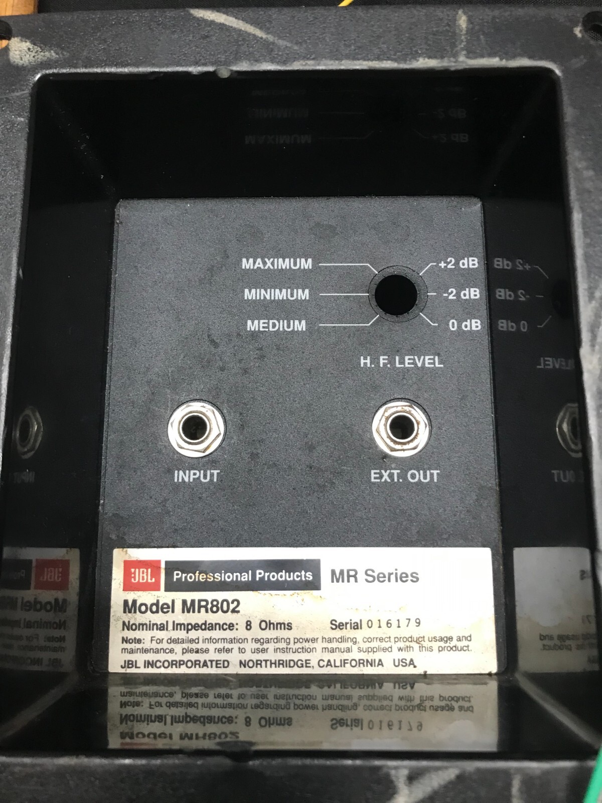 JBL MR802 STAGE MONITOR PASSIVE CROSSOVER NETWORK. | eBay JBL MR802 STAGE MONITOR PASSIVE CROSSOVER NETWORK. | eBay
