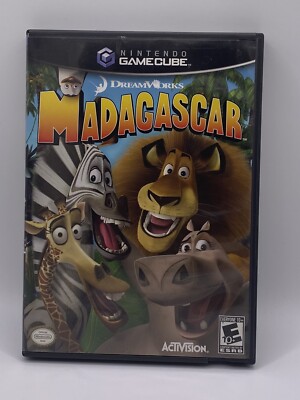 Madagascar (Nintendo GameCube, 2005) No Manual, Tested & Working