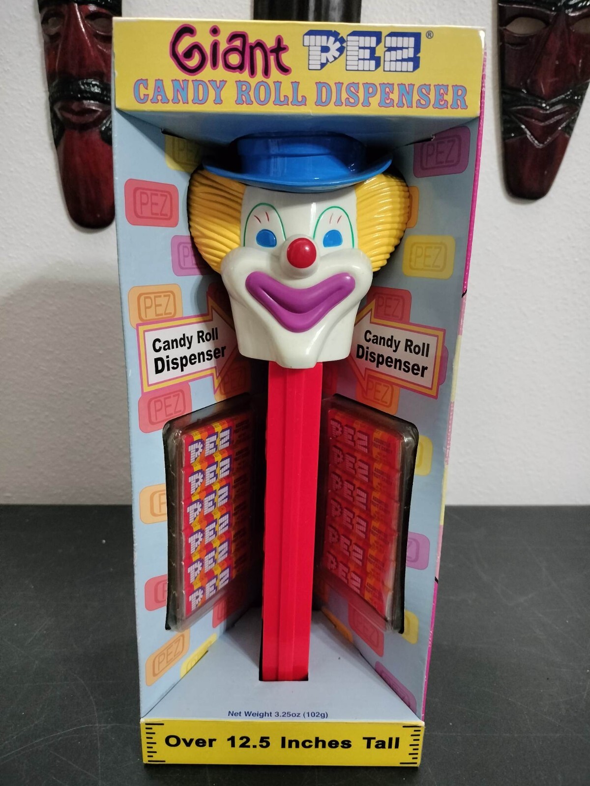 【レア】未使用品　ガーフィールド　ビッグサイズ　ジャイアントPEZ Giant Pez Dispenser Peter The Clown Over 12.5