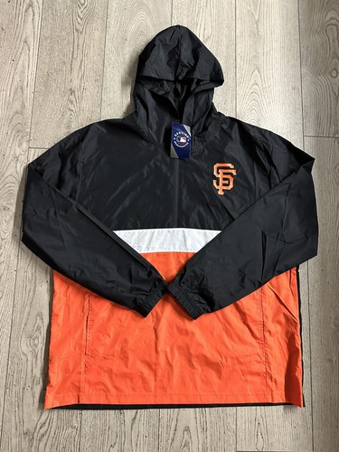 MLB San Francisco Giants 1/4 Zip Lightweight Windbreaker