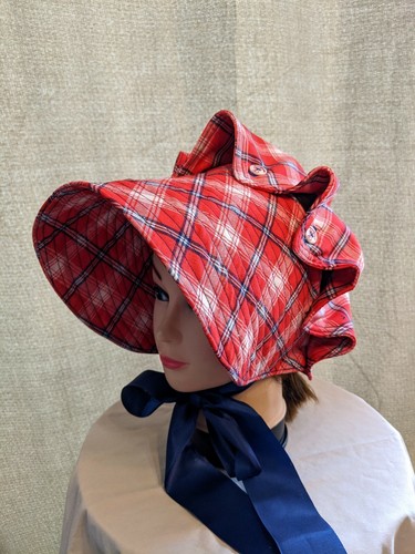 Bonnet Old-Fashion Pioneer Vintage style, Sun Hat, HAND-SEWN