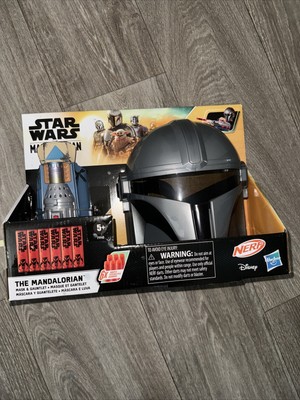 Nerf Star Wars The Mandalorian Mask & Gauntlet Combo Hasbro Disney Brand New