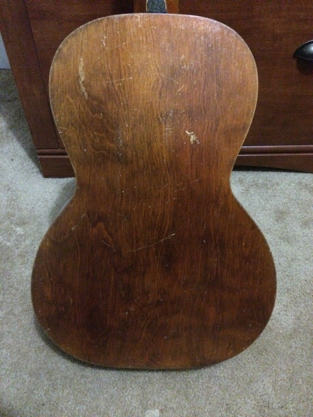 Vintage Parlor acoustic Guitar c 1920 - decorated action is 5/32