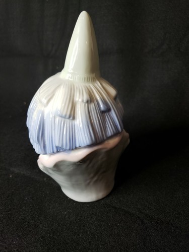 Meico Clown Head  Sad Pierrot Porcelain Ceramic Figurine Paul Sebastian