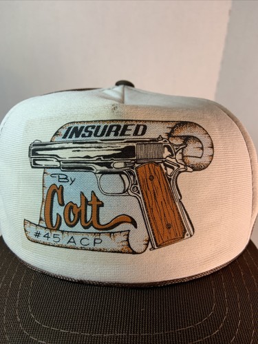 Vintage Colt 45 ACP Snapback Truckers Cap (See Notes)