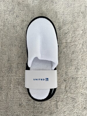 United Airlines Polaris First Class Pair of Terrycloth Slippers Brand New Unworn