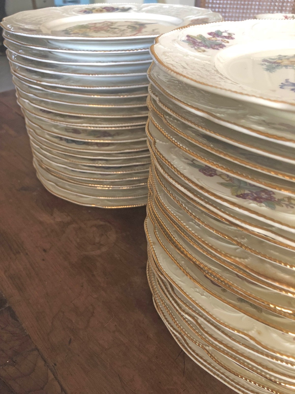 Antique Rosenthal: Dinner plate, Phoenix Sanssouci (10 inches, circa 1930)