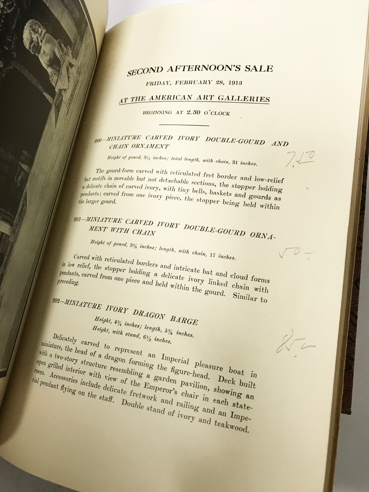 Rare 1913 Chinese Antiques Prince Kung American Art Galleries Auction Catalog